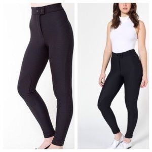 American Apparel Black Riding Pants